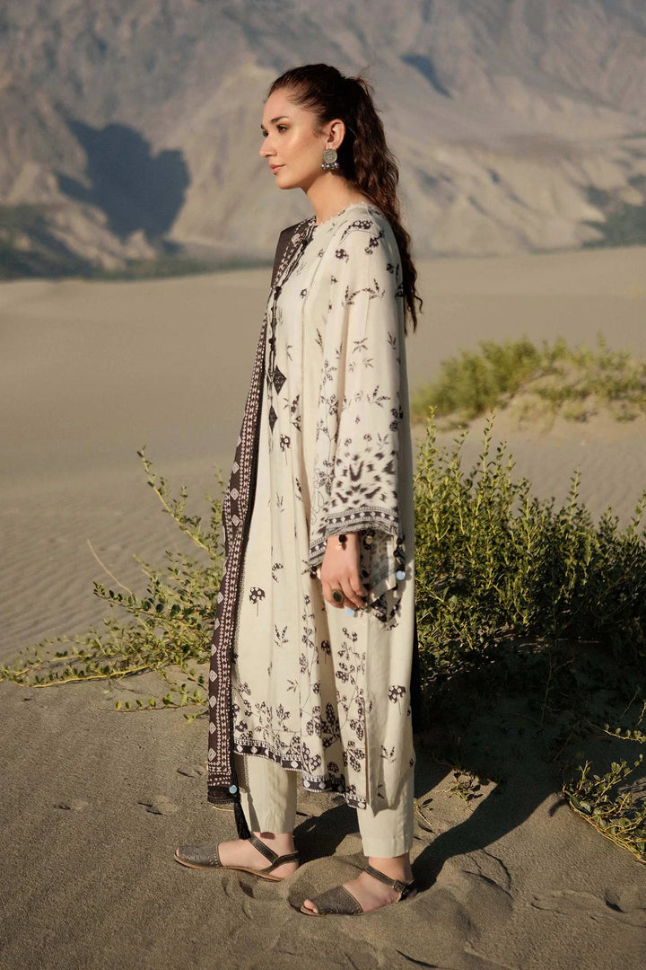 Maria B | M.Basics | Printed Khaddar Suit 507-A - House of Ayeza