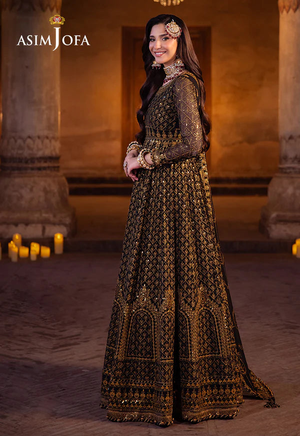 Asim Jofa | VASL | EMBROIDERED CHIFFON 3 PCS | AJYV-04 - House of Ayeza