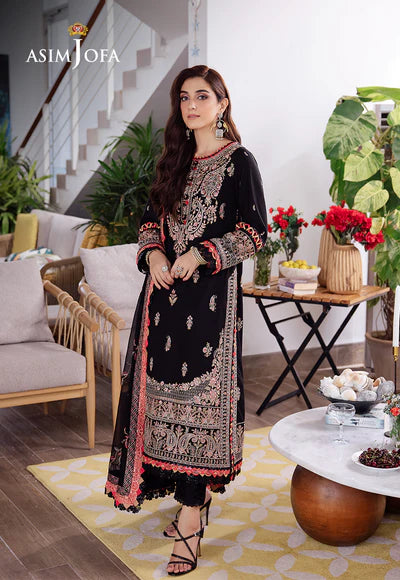 Asim Jofa | Uraan | EMBROIDERED LAWN 3 PCS | AJUR-08 - House of Ayeza