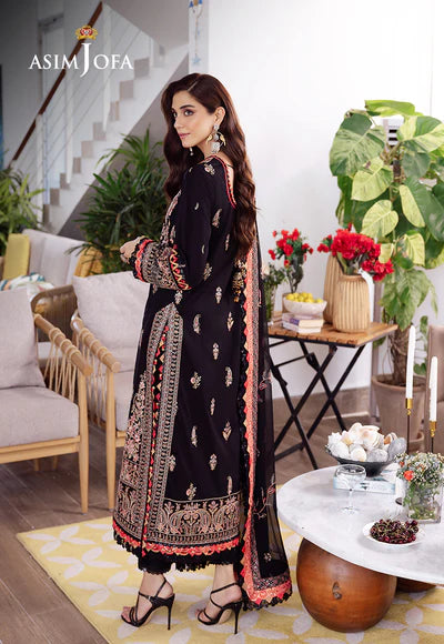 Asim Jofa | Uraan | EMBROIDERED LAWN 3 PCS | AJUR-08 - House of Ayeza