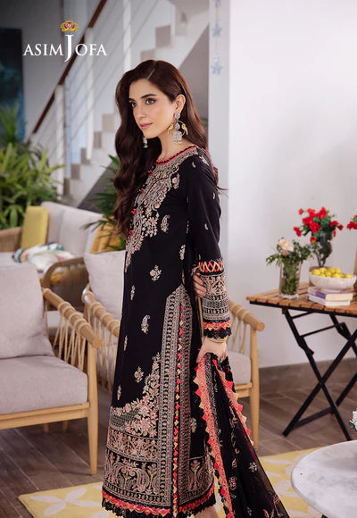 Asim Jofa | Uraan | EMBROIDERED LAWN 3 PCS | AJUR-08 - House of Ayeza