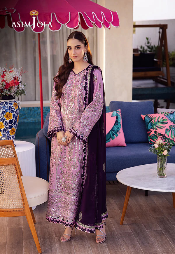 Asim Jofa | Uraan | EMBROIDERED LAWN 3 PCS | AJUR-03