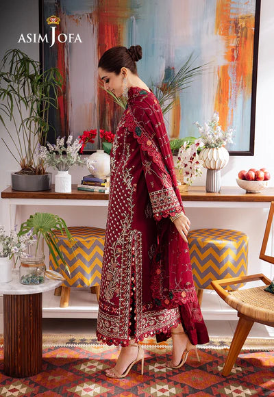 Asim Jofa | Uraan | EMBROIDERED LAWN 3 PCS | AJUR-04 - House of Ayeza