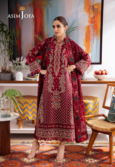 Asim Jofa | Uraan | EMBROIDERED LAWN 3 PCS | AJUR-04 - House of Ayeza