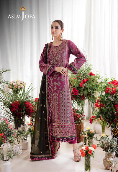 Asim Jofa | Uraan | EMBROIDERED LAWN 3 PCS | AJUR-07 - House of Ayeza