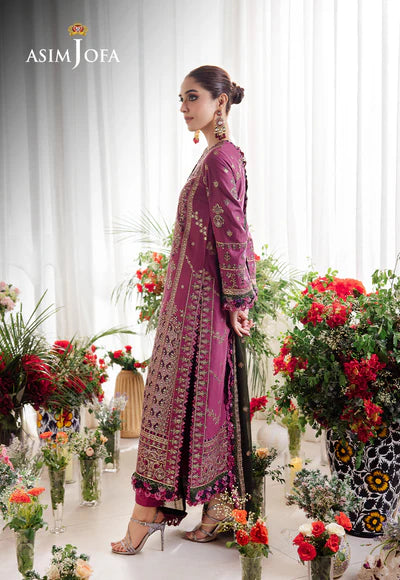 Asim Jofa | Uraan | EMBROIDERED LAWN 3 PCS | AJUR-07 - House of Ayeza