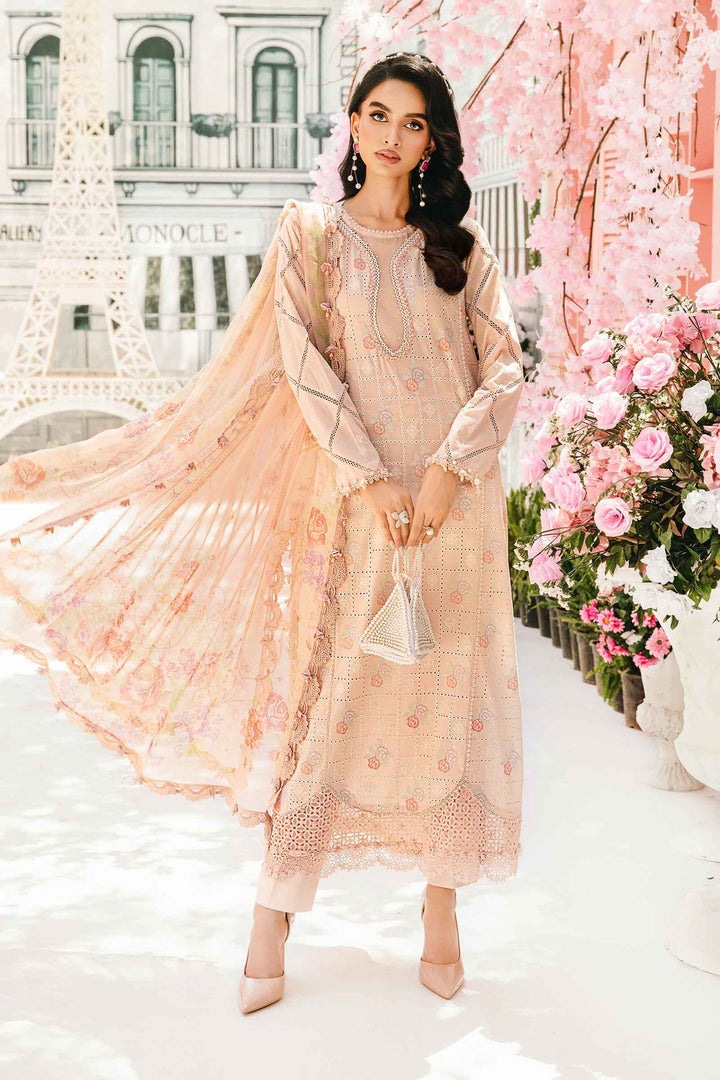 Maria B | M Prints | 3 Piece Embroidered Lawn Suit | MPT-2601-A - House of Ayeza