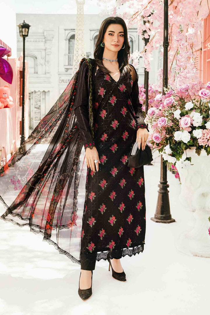 Maria B | M Prints | 3 Piece Embroidered Lawn Suit | MPT-2601-B - House of Ayeza