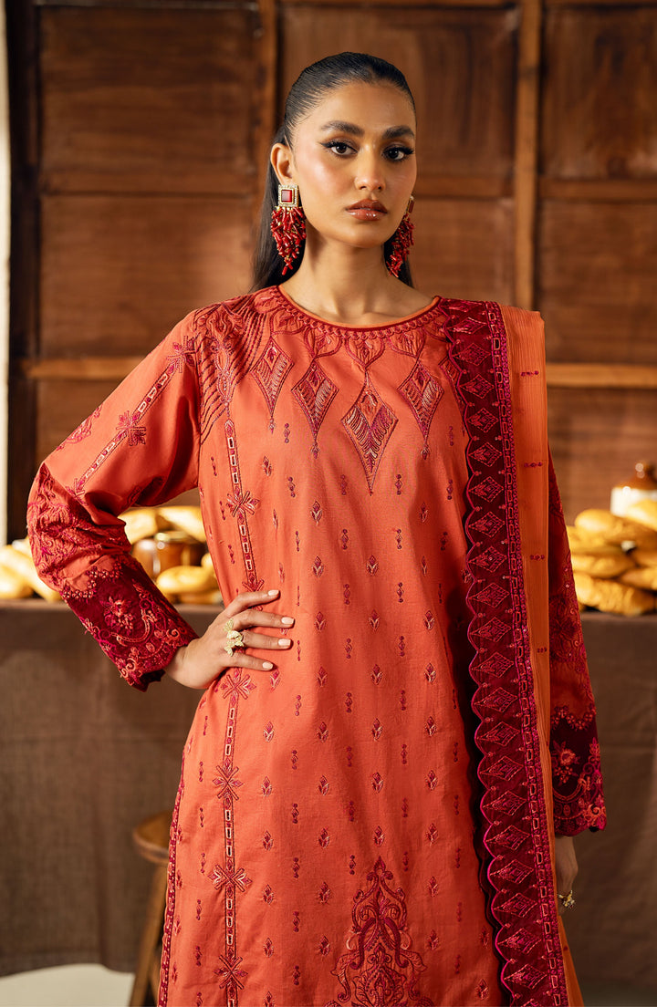 Maryum n Maria | Eid Luxury Lawn'24 |MS24-628 - Summer Fig - Faina