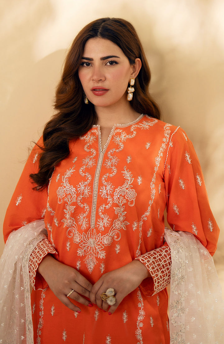 aryum n Maria | Eid Luxury Lawn'24 |MS24-629 - Fresh Salmon - Polina