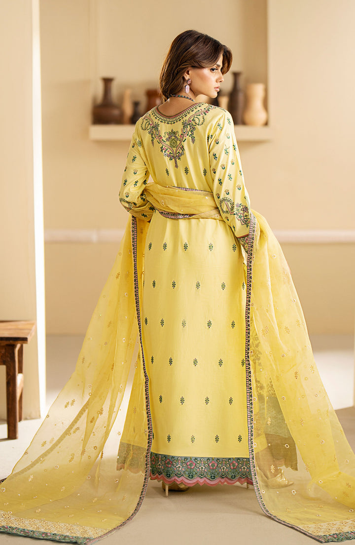 Maryum n Maria | Eid Luxury Lawn'24 |MS24-629 - MS24-635 - Yellow IRIS - Vera