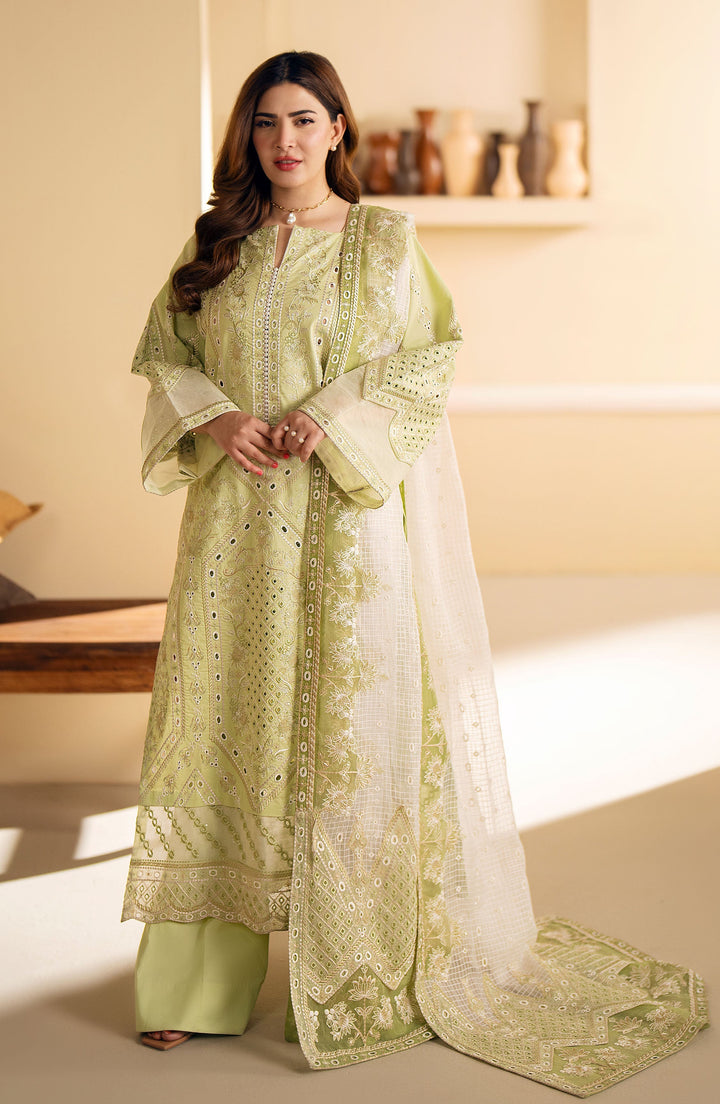 Maryum n Maria | Eid Luxury Lawn'24 |MS24-634 - LIly Green - Yulia