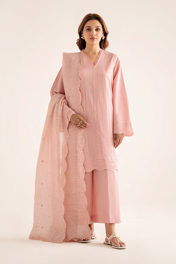 Afrozeh | Basic Pret '24 | Peony Pink