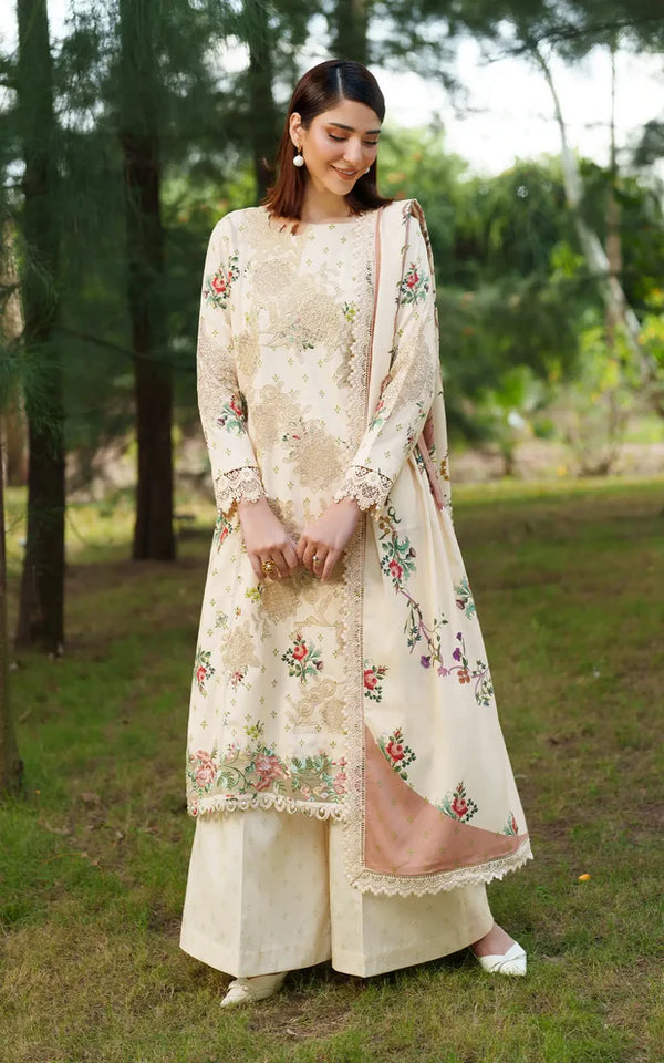 Asifa & Nabeel | Meraki Winter 25 | Misty Meadows | 3pcs Embroidered Winter - House of Ayeza
