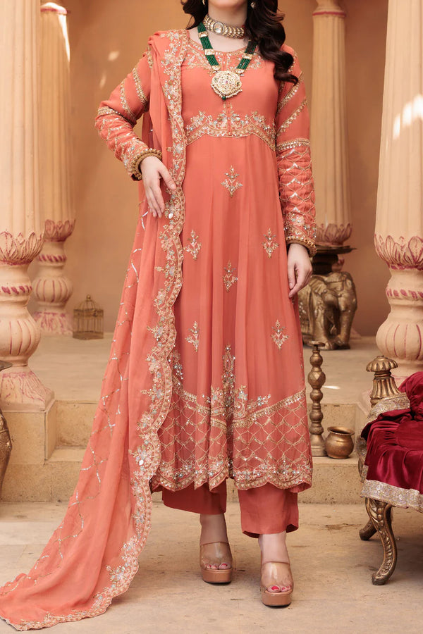 Rafia | Formal Wear | WOMEN'S PRET-CHIFFON DRESS | N-2363