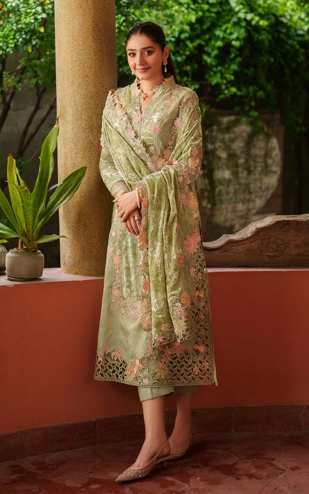 Asifa & Nabeel | Pashmina Luxe 25 | Noir LWC25-04 - House of Ayeza