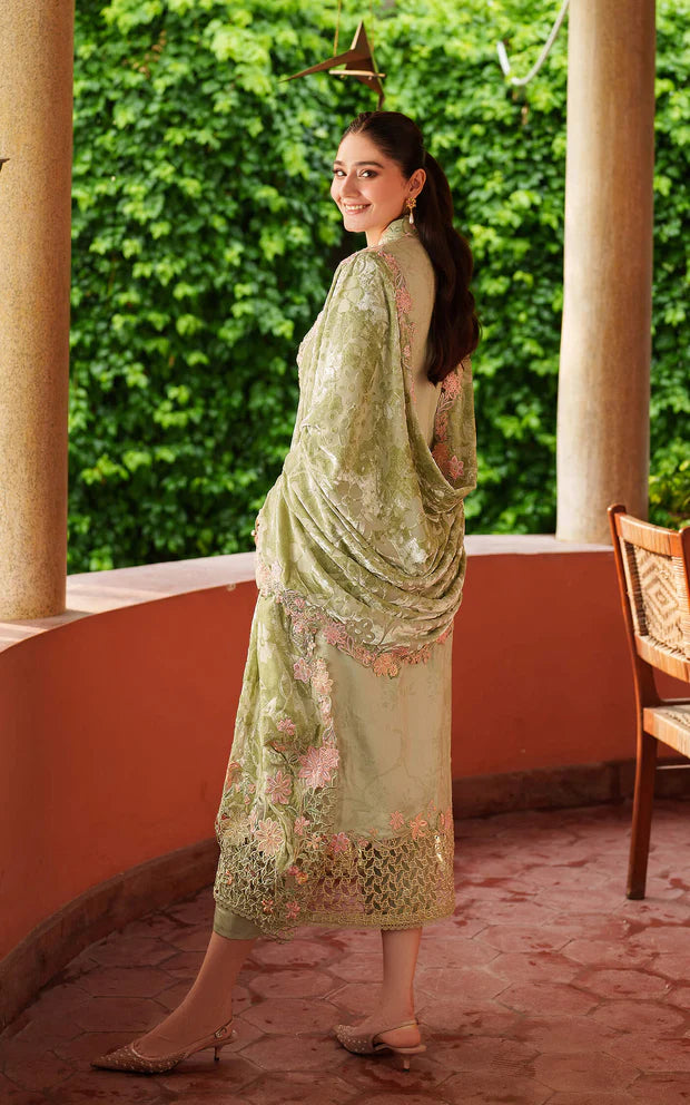 Asifa & Nabeel | Pashmina Luxe 25 | Noir LWC25-04 - House of Ayeza