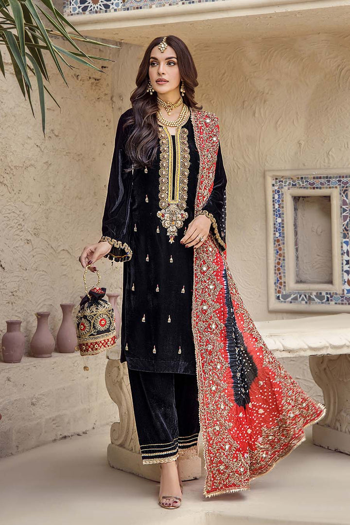 Khudabaksh | P-242 CRINKLE CHIFFON - House of Ayeza