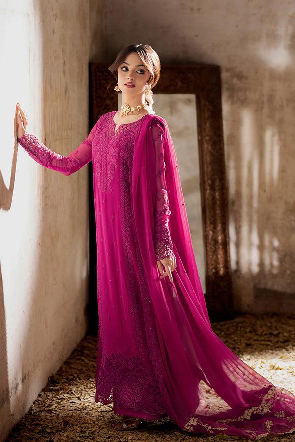 Azure | Ensembles | Embroidered 3pcs | Plum Reverie