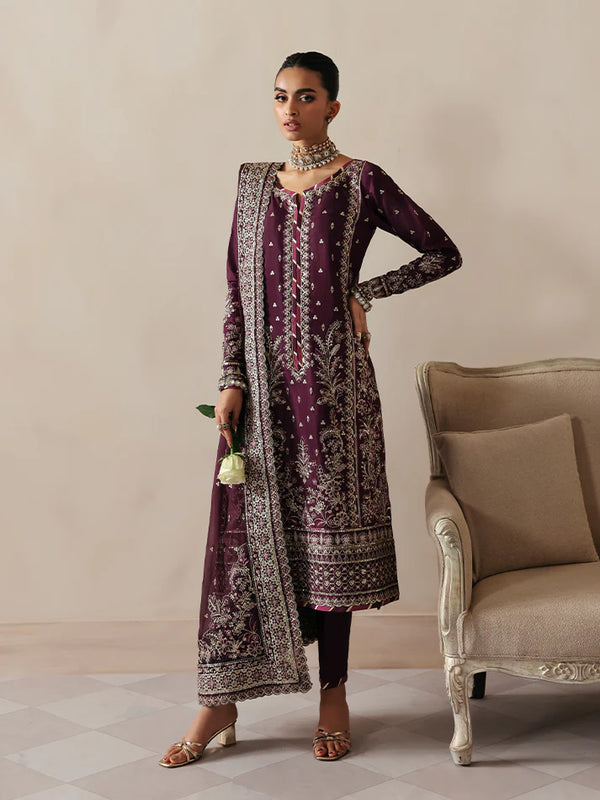 Gulaal | Serica Raw Silk | Zerane - House of Ayeza
