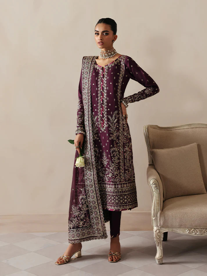 Gulaal | Serica Raw Silk | Zerane - House of Ayeza