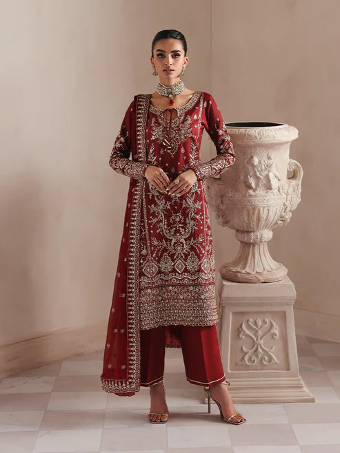 Gulaal | Serica Raw Silk | Seryne - House of Ayeza