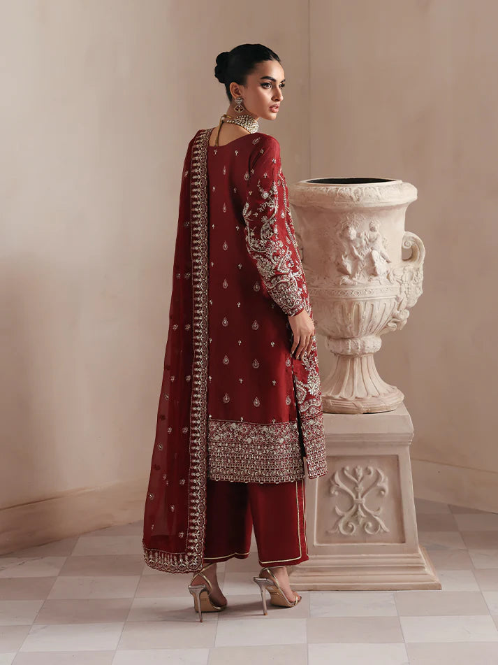 Gulaal | Serica Raw Silk | Seryne - House of Ayeza