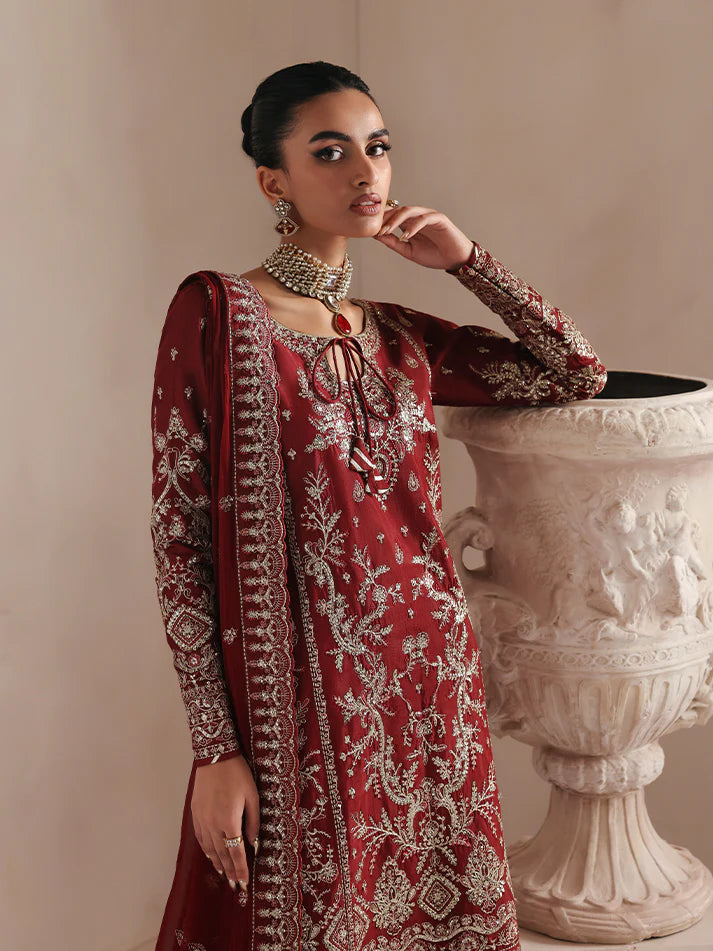 Gulaal | Serica Raw Silk | Seryne - House of Ayeza