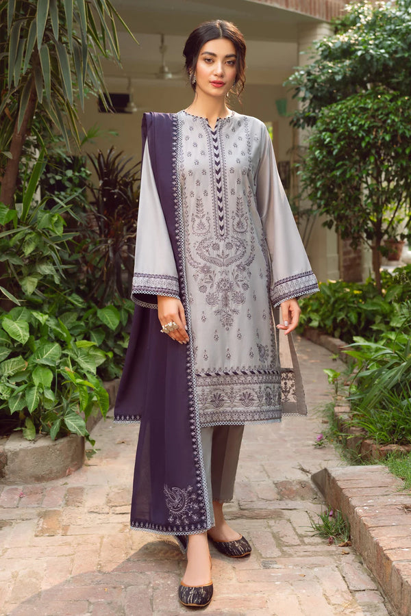 Jazmin | Iris| EMBROIDERED LAWN | IL-SS23-D1