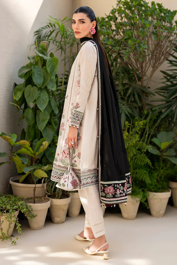 Jazmin | Iris | EMBROIDERED LAWN | IL-SS24-D8