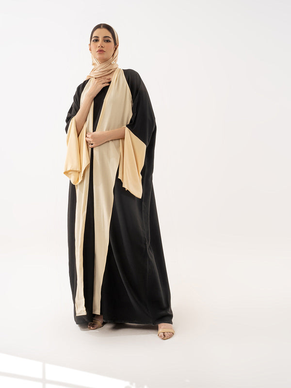 Hijab Co. | Serene Collection '24 | SOLITARY BRINGS PEACE ABAYA