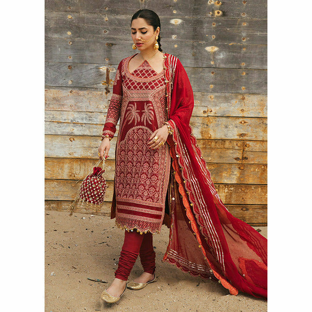 Hussain Rehar | Rahgoli Luxury Lawn 22 | Shala - House of Faiza