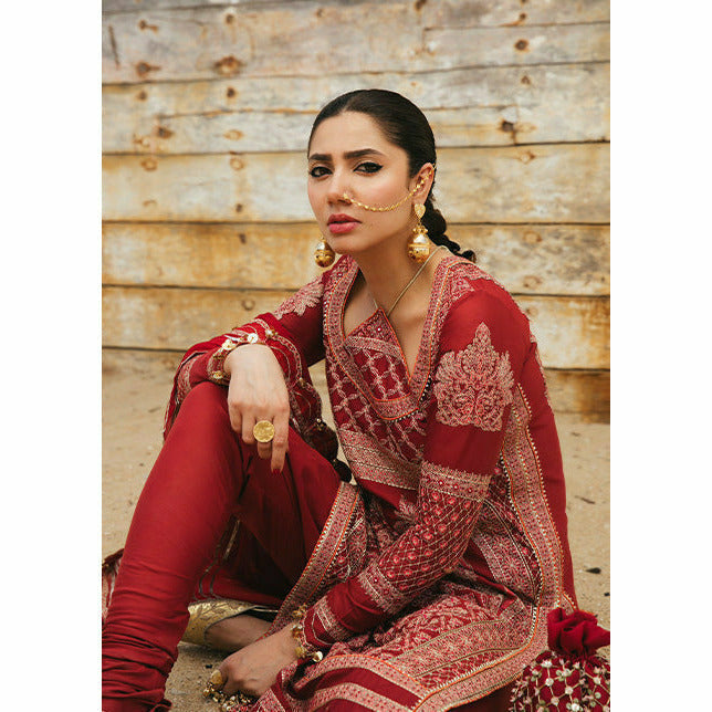 Hussain Rehar | Rahgoli Luxury Lawn 22 | Shala - House of Faiza