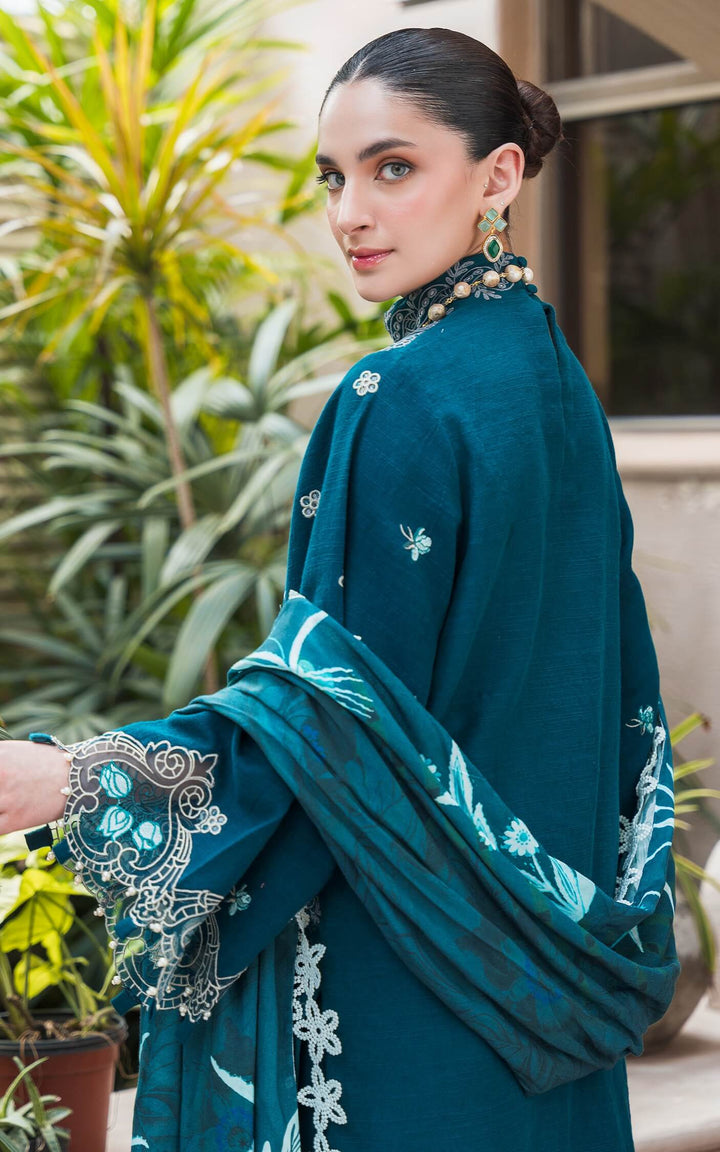 Asifa & Nabeel | Luxury Winter’24 | TEAL WL-07 - House of Ayeza