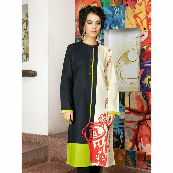 Limelight | Printed Cambric | 2Pc | U1898SH-SSH-BNW - House of Faiza