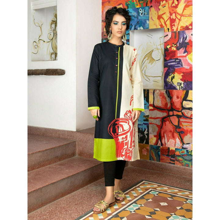 Limelight | Printed Cambric | 2Pc | U1898SH-SSH-BNW - House of Faiza