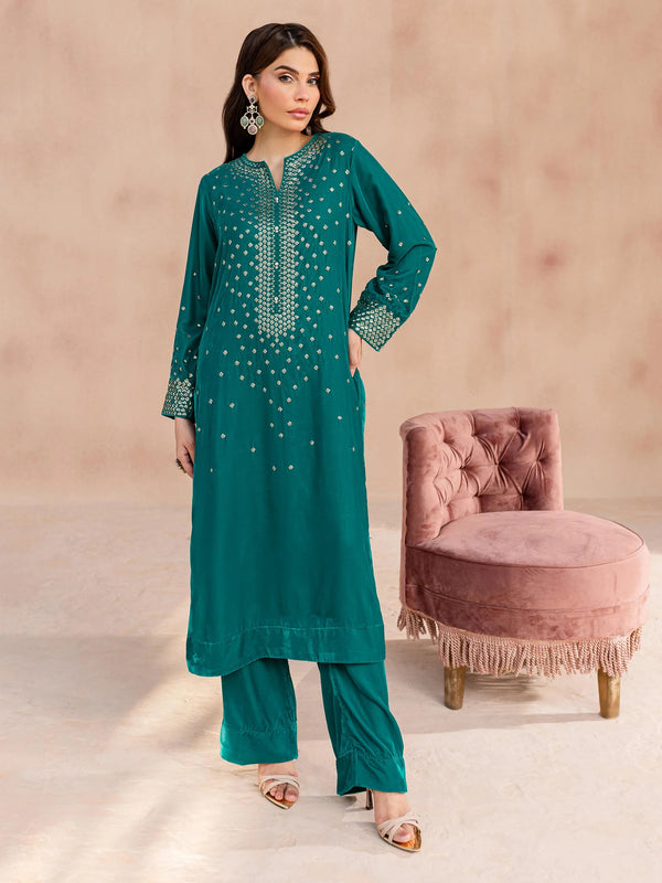 Limelight | Velvet | 2 Piece Velvet Suit-Embroidered | U3627ST-2PC-256