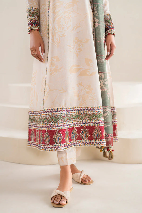 Jazmin | Embroidered Cutpana Lawn | USE - 9040