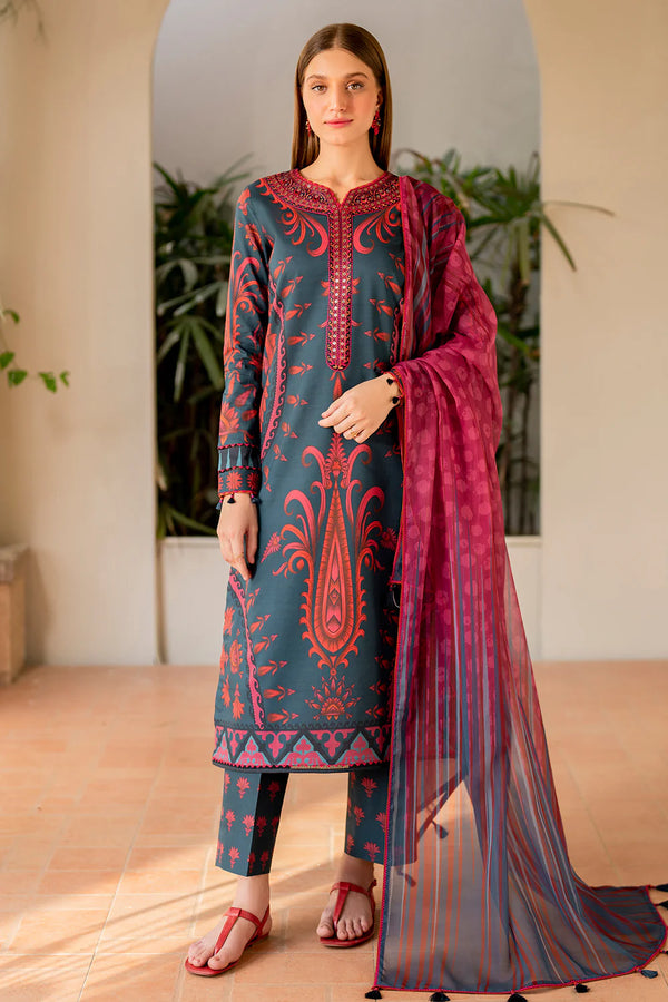 Jazmin | Embroidered Lawn | USE - 9061