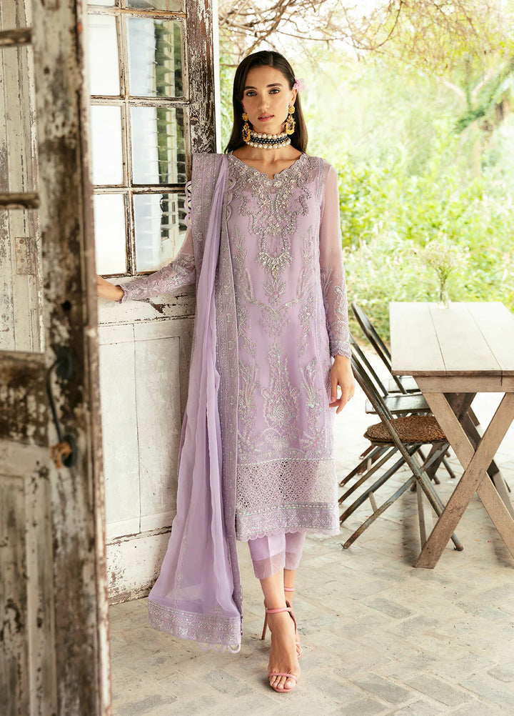 Gulaal | Embroidered Chiffon Eid Collection '24 | VIOLA (GL-EC-24V1-07) - House of Ayeza