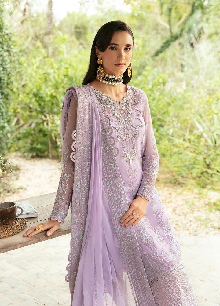 Gulaal | Embroidered Chiffon Eid Collection '24 | VIOLA (GL-EC-24V1-07) - House of Ayeza