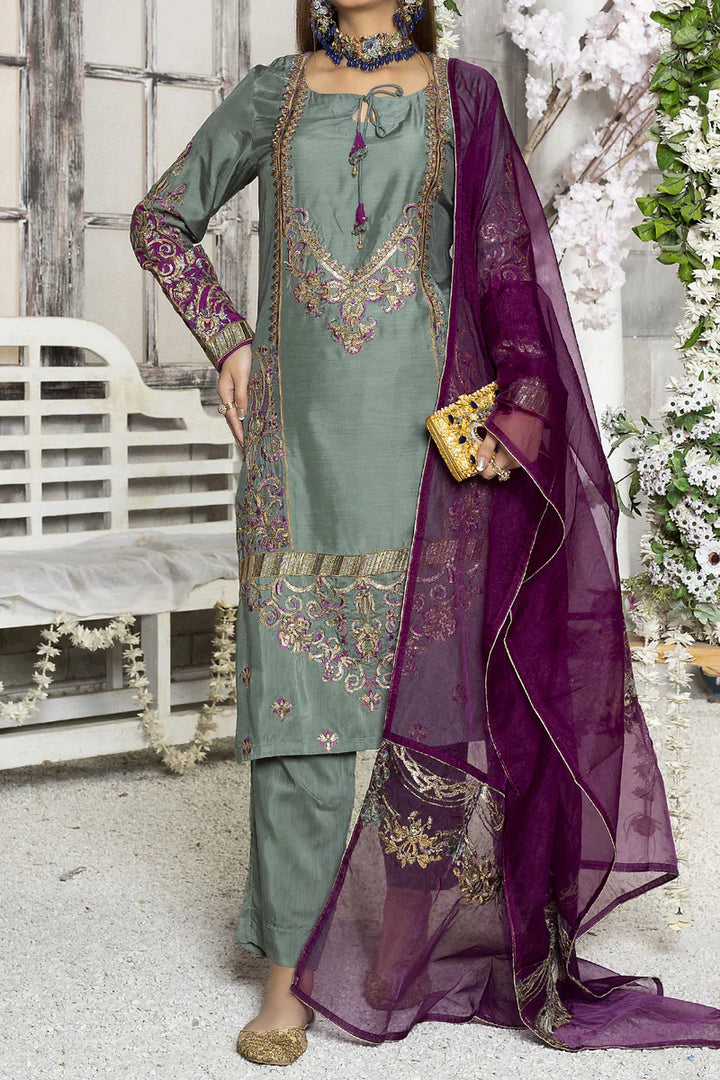 Rafia | WOMEN'S-3 PIECE EMBROIDERY VISCOSE | VS-325