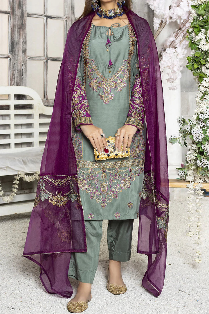 Rafia | WOMEN'S-3 PIECE EMBROIDERY VISCOSE | VS-325