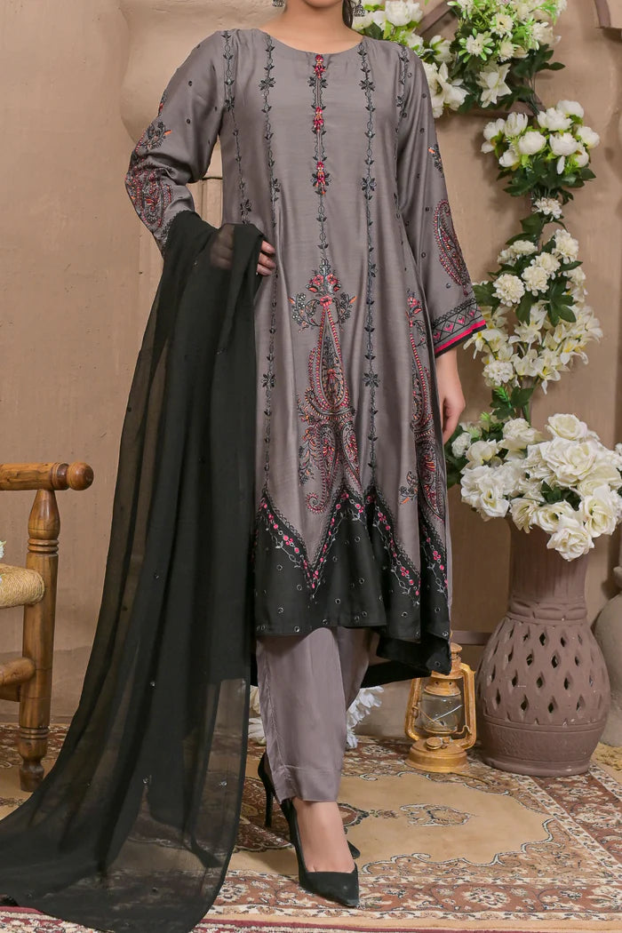 Rafia | WOMEN'S-3 PIECE EMBROIDERY VISCOSE | VS-405