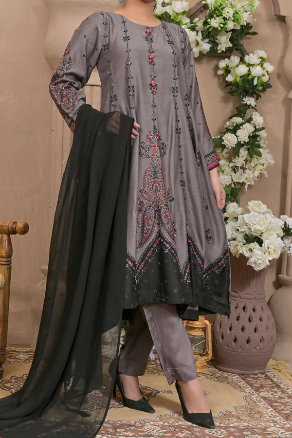 Rafia | WOMEN'S-3 PIECE EMBROIDERY VISCOSE | VS-405