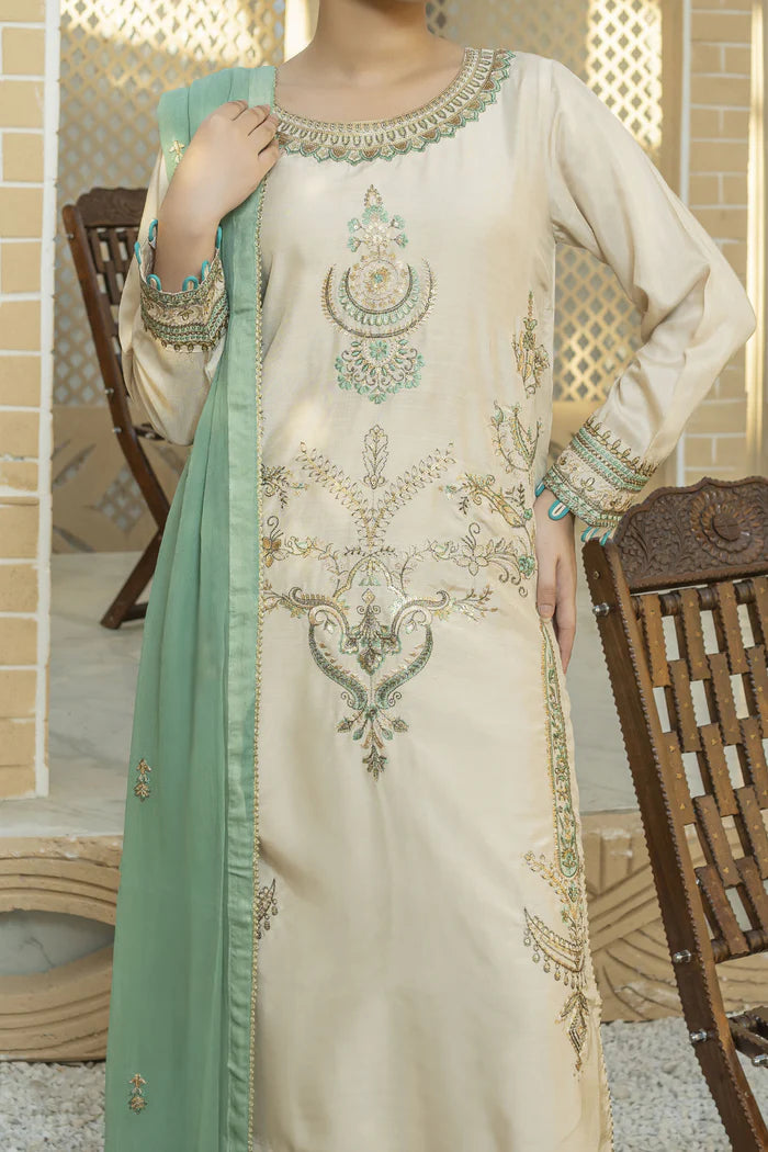 Rafia | WOMEN'S-3 PIECE EMBROIDERY VISCOSE | VS-437