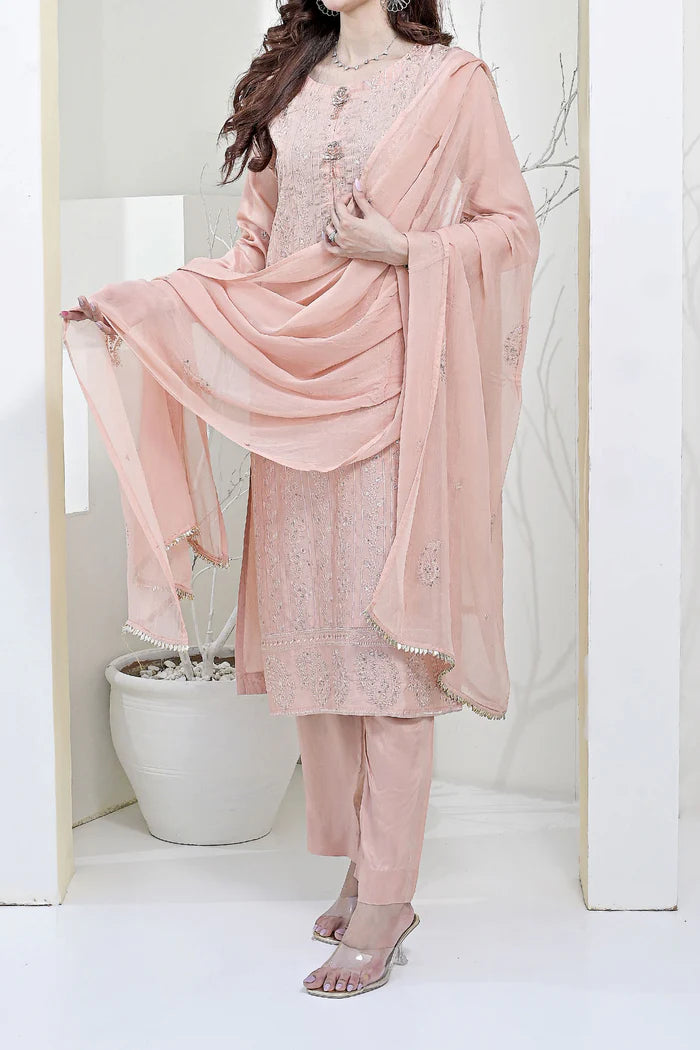 Rafia | WOMEN'S-3 PIECE EMBROIDERY VISCOSE | VS-439