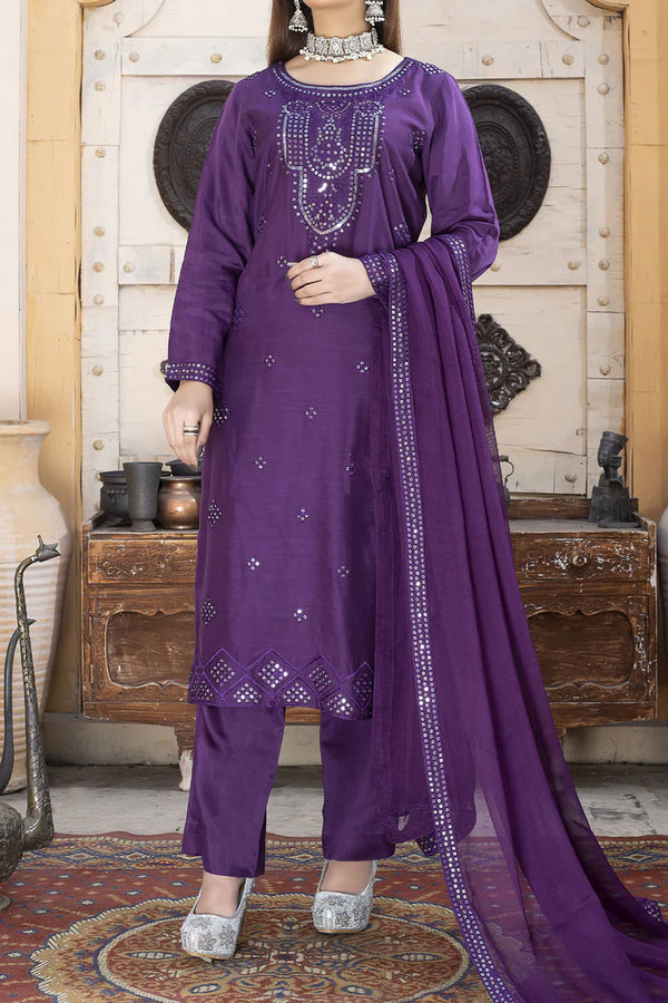 Rafia | WOMEN'S-3 PIECE EMBROIDERY VISCOSE | VS-465