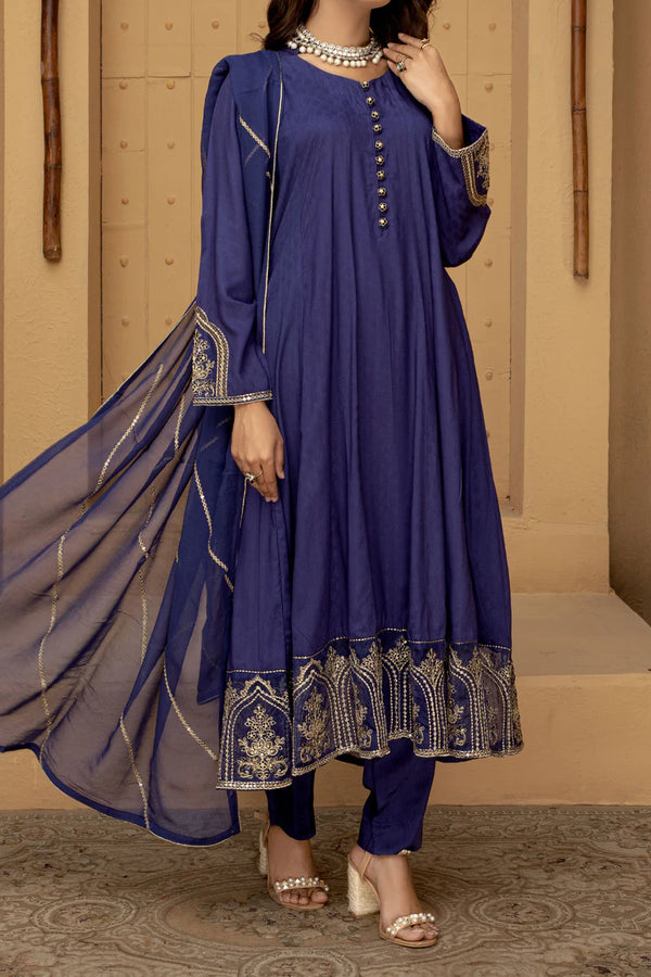 Rafia | WOMEN'S-3 PIECE EMBROIDERY VISCOSE | VS-496