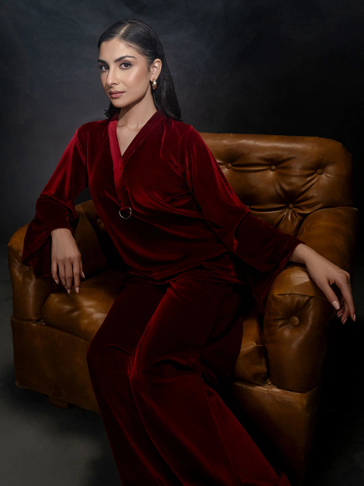 Limelight | Winter Co-Ords | Dyed Velour Co-Ord Set | W1688ST-XSL-582 - House of Ayeza